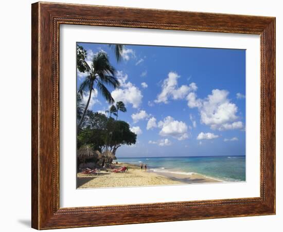 Beach at Paynes Bay, Barbados, Caribbean-Hans Peter Merten-Framed Photographic Print