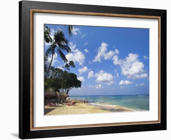 Beach at Paynes Bay, Barbados, Caribbean-Hans Peter Merten-Framed Photographic Print