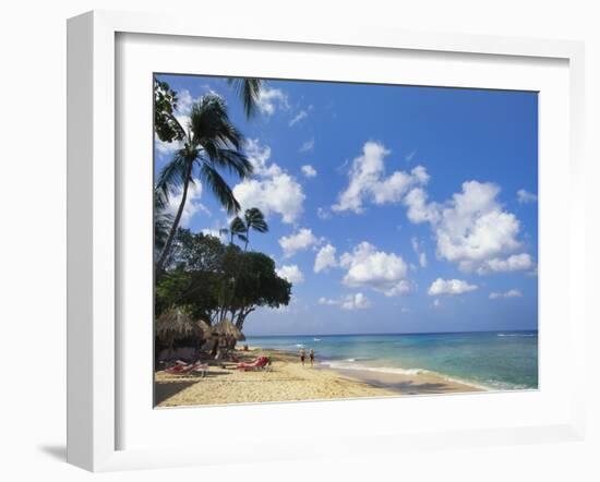 Beach at Paynes Bay, Barbados, Caribbean-Hans Peter Merten-Framed Photographic Print