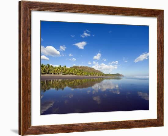 Beach at Playa Sihuapilapa, Pacific Coast, El Salvador, Central America-Christian Kober-Framed Photographic Print