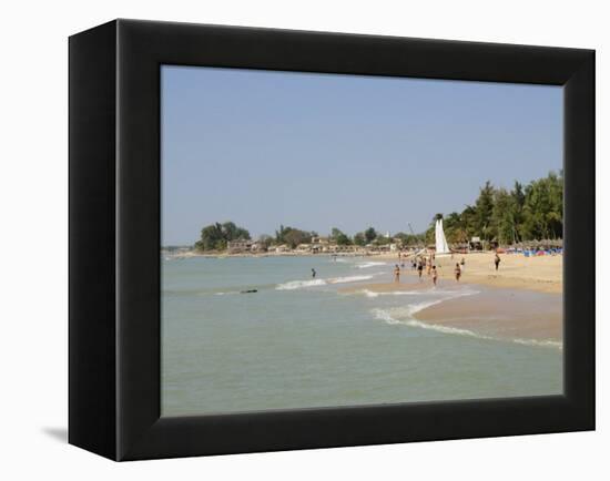 Beach at Saly, Senegal, West Africa, Africa-Robert Harding-Framed Premier Image Canvas