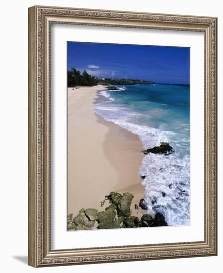 Beach at Sam Lords Castle, East Coast-Angelo Cavalli-Framed Photographic Print