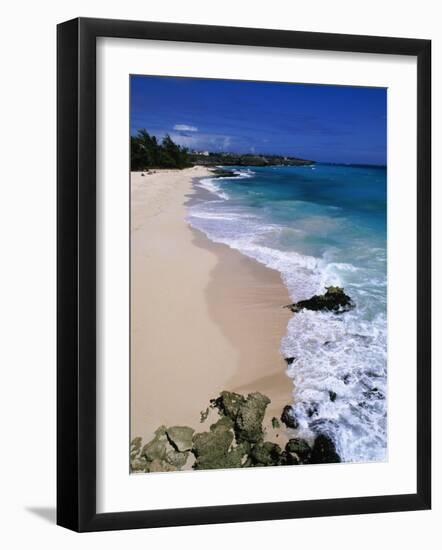 Beach at Sam Lords Castle, East Coast-Angelo Cavalli-Framed Photographic Print