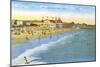 Beach at Santa Cruz-null-Mounted Art Print