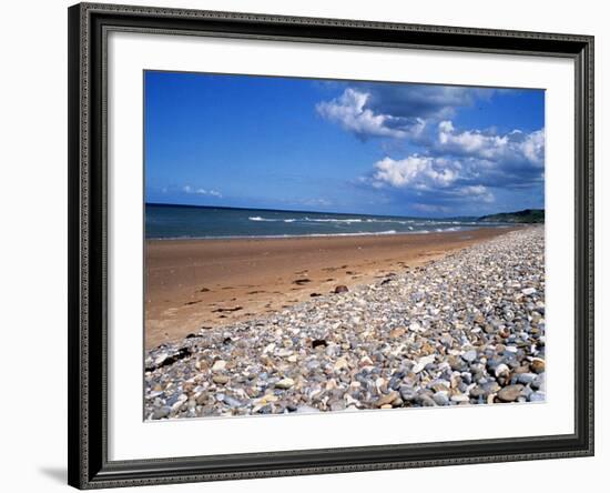 Beach at St. Laurent Sur Mer, AKA Omaha, One of the Five D Day Landing Beaches, Normandy Sep 1999-null-Framed Photographic Print