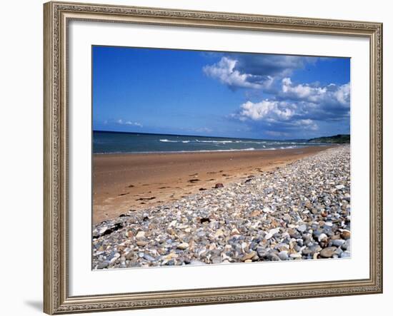 Beach at St. Laurent Sur Mer, AKA Omaha, One of the Five D Day Landing Beaches, Normandy Sep 1999-null-Framed Photographic Print