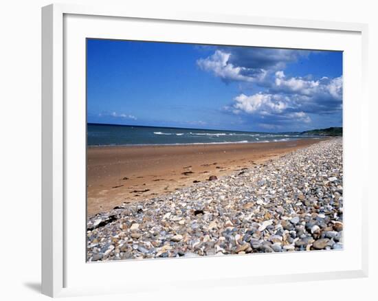 Beach at St. Laurent Sur Mer, AKA Omaha, One of the Five D Day Landing Beaches, Normandy Sep 1999-null-Framed Photographic Print