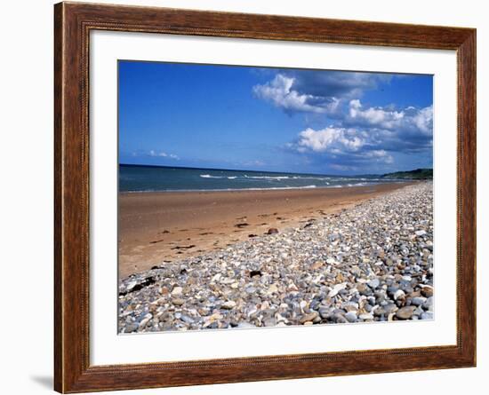 Beach at St. Laurent Sur Mer, AKA Omaha, One of the Five D Day Landing Beaches, Normandy Sep 1999-null-Framed Photographic Print