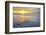 Beach at sunrise, Helgoland, Dune, North Sea, Island, Schleswig-Holstein, Germany-Raimund Linke-Framed Photographic Print