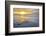 Beach at sunrise, Helgoland, Dune, North Sea, Island, Schleswig-Holstein, Germany-Raimund Linke-Framed Photographic Print