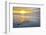 Beach at sunrise, Helgoland, Dune, North Sea, Island, Schleswig-Holstein, Germany-Raimund Linke-Framed Photographic Print