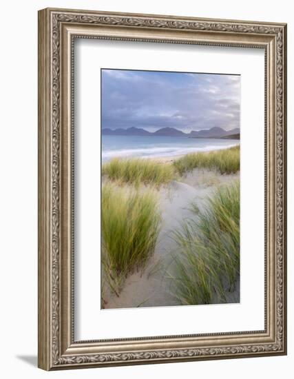 Beach at sunrise, Luskentyre, Isle of Harris, Scotland-Ross Hoddinott-Framed Photographic Print