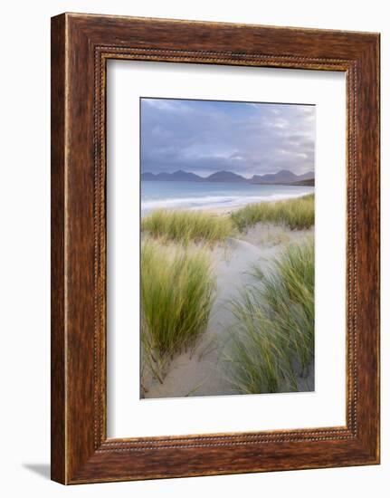 Beach at sunrise, Luskentyre, Isle of Harris, Scotland-Ross Hoddinott-Framed Photographic Print