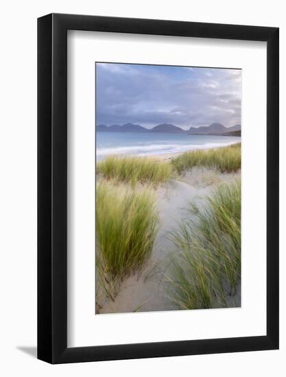 Beach at sunrise, Luskentyre, Isle of Harris, Scotland-Ross Hoddinott-Framed Photographic Print