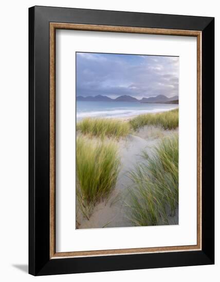 Beach at sunrise, Luskentyre, Isle of Harris, Scotland-Ross Hoddinott-Framed Photographic Print