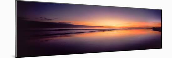 Beach at Sunrise, Papamoa Beach, Bay of Plenty, North Island, New Zealand-null-Mounted Photographic Print