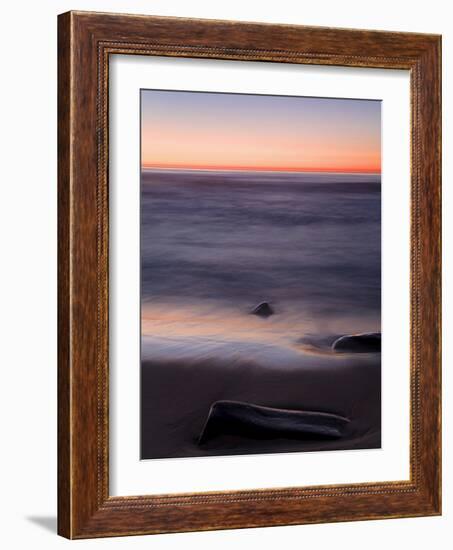 Beach at Sunset in La Jolla, San Diego County, California, United States of America, North America-Richard Cummins-Framed Photographic Print