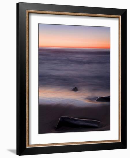 Beach at Sunset in La Jolla, San Diego County, California, United States of America, North America-Richard Cummins-Framed Photographic Print