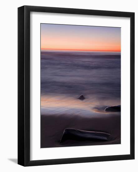 Beach at Sunset in La Jolla, San Diego County, California, United States of America, North America-Richard Cummins-Framed Photographic Print