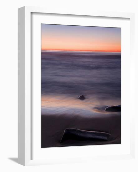 Beach at Sunset in La Jolla, San Diego County, California, United States of America, North America-Richard Cummins-Framed Photographic Print