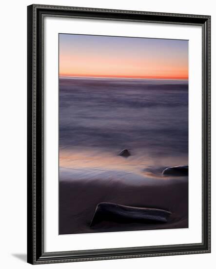 Beach at Sunset in La Jolla, San Diego County, California, United States of America, North America-Richard Cummins-Framed Photographic Print