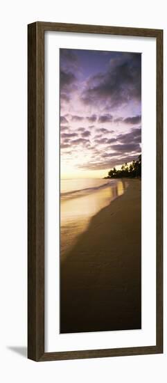 Beach at Sunset, Lanikai Beach, Oahu, Hawaii, USA-null-Framed Photographic Print