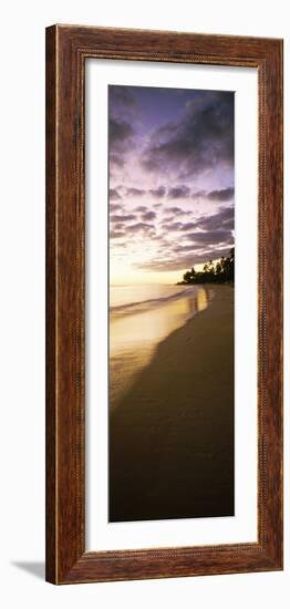 Beach at Sunset, Lanikai Beach, Oahu, Hawaii, USA--Framed Photographic Print
