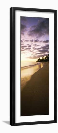 Beach at Sunset, Lanikai Beach, Oahu, Hawaii, USA-null-Framed Photographic Print