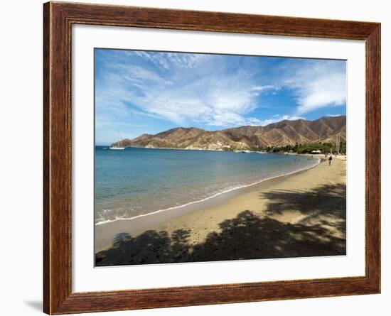 Beach at Taganga, Colombia, South America-Ethel Davies-Framed Photographic Print