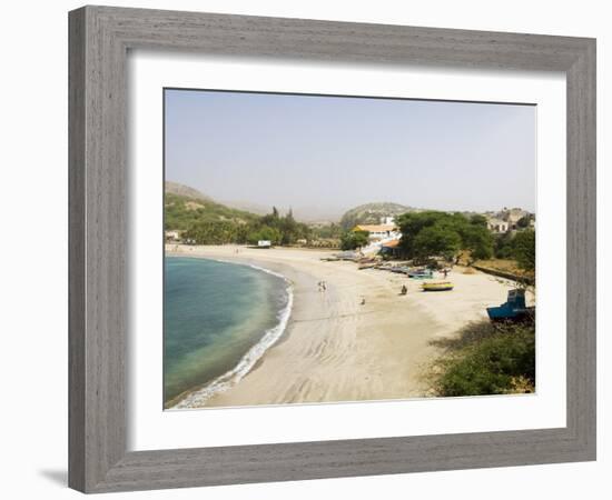 Beach at Tarrafal, Santiago, Cape Verde Islands, Africa-R H Productions-Framed Photographic Print