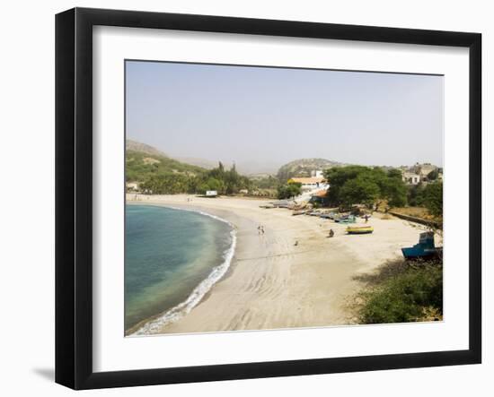 Beach at Tarrafal, Santiago, Cape Verde Islands, Africa-R H Productions-Framed Photographic Print