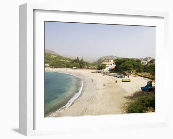 Beach at Tarrafal, Santiago, Cape Verde Islands, Africa-R H Productions-Framed Photographic Print