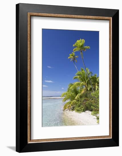 Beach at Tetamanu, Fakarava, Tuamotu Islands, French Polynesia-Ian Trower-Framed Photographic Print