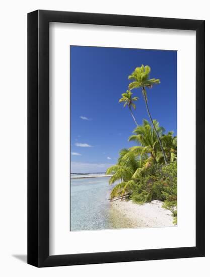 Beach at Tetamanu, Fakarava, Tuamotu Islands, French Polynesia-Ian Trower-Framed Photographic Print