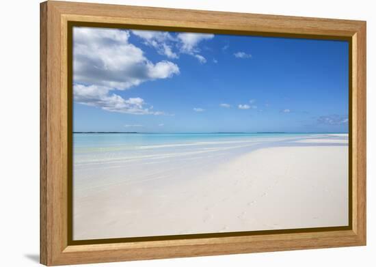 Beach at Treasure Cay, Great Abaco, Abaco Islands, Bahamas, West Indies, Central America-Jane Sweeney-Framed Premier Image Canvas