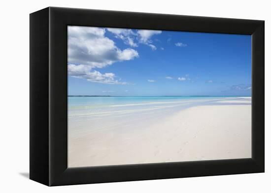 Beach at Treasure Cay, Great Abaco, Abaco Islands, Bahamas, West Indies, Central America-Jane Sweeney-Framed Premier Image Canvas