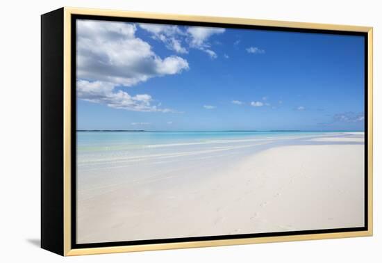 Beach at Treasure Cay, Great Abaco, Abaco Islands, Bahamas, West Indies, Central America-Jane Sweeney-Framed Premier Image Canvas