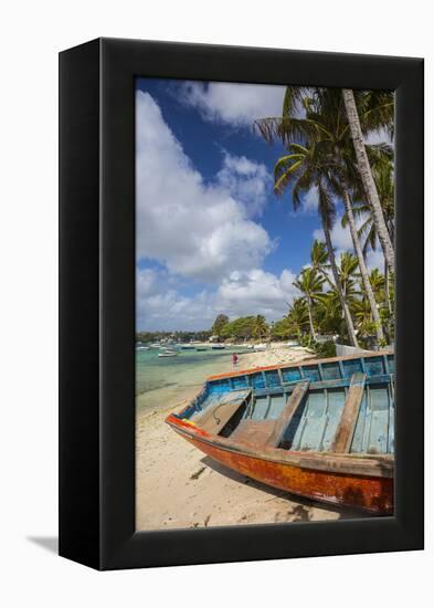 Beach at Trou D'Eau Douce, Flacq, East Coast, Mauritius-Jon Arnold-Framed Premier Image Canvas