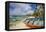 Beach at Trou D'Eau Douce, Flacq, East Coast, Mauritius-Jon Arnold-Framed Premier Image Canvas