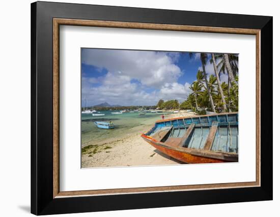 Beach at Trou D'Eau Douce, Flacq, East Coast, Mauritius-Jon Arnold-Framed Photographic Print