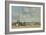 Beach at Trouville, 1864-5-Eugene Louis Boudin-Framed Giclee Print