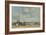 Beach at Trouville, 1864-5-Eugene Louis Boudin-Framed Giclee Print