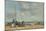 Beach at Trouville, 1864-5-Eugene Louis Boudin-Mounted Giclee Print