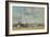 Beach at Trouville, 1864-5-Eugene Louis Boudin-Framed Giclee Print