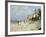 Beach at Trouville-Claude Monet-Framed Giclee Print