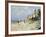 Beach at Trouville-Claude Monet-Framed Giclee Print