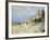 Beach at Trouville-Claude Monet-Framed Giclee Print