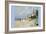 Beach at Trouville-Claude Monet-Framed Art Print