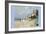 Beach at Trouville-Claude Monet-Framed Art Print