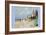 Beach at Trouville-Claude Monet-Framed Art Print